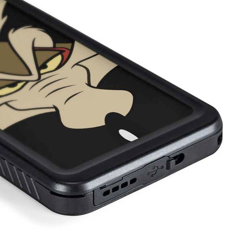 Looney Tunes Wile E. Coyote Smile Galaxy S24 Waterproof Case